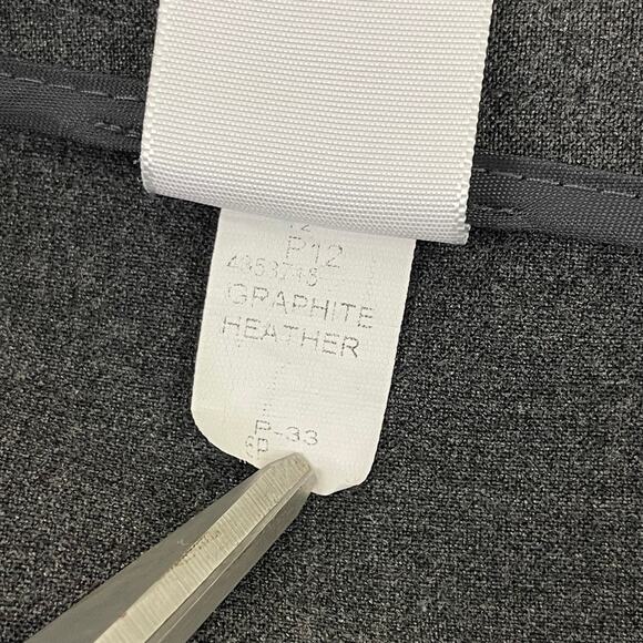 Talbots Petites Dress Pants Sz 6p Heather Gray Relaxed Fit Flat Front Belt Loops - Picture 7 of 12